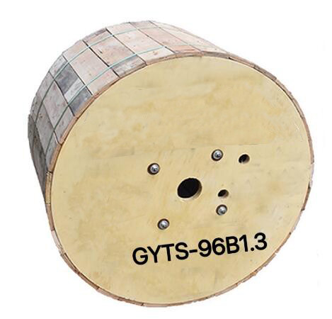 GYTS-96B1.3 आउटडोर 96 कोर फाइबर ऑप्टिक केबल G652D ब्लैक सिंगल मोड