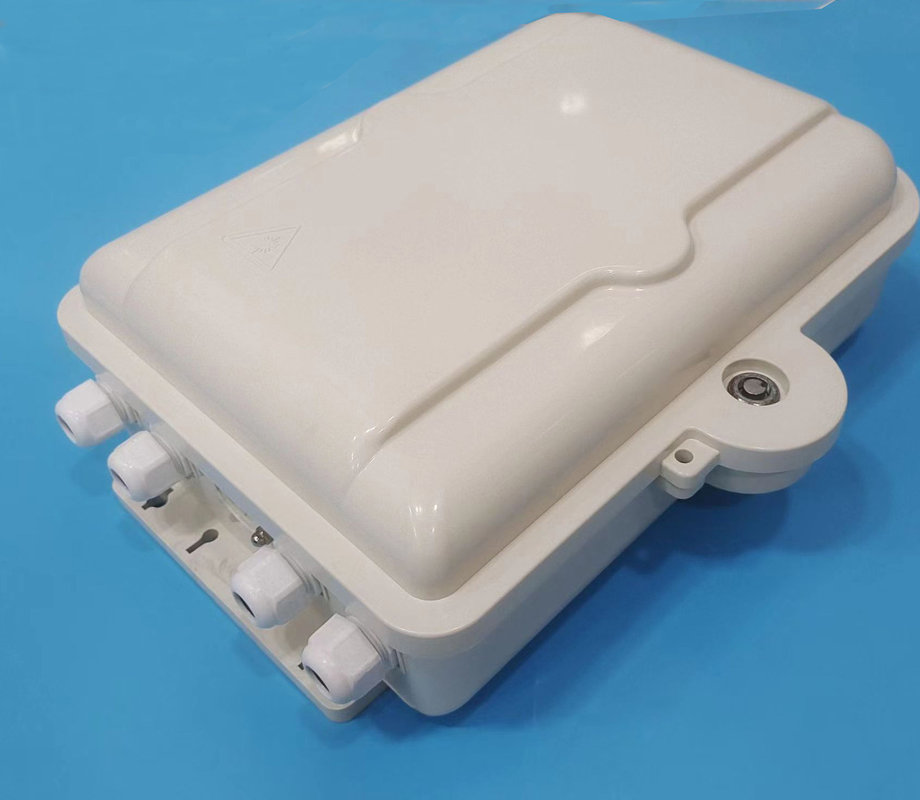 FTTH के लिए वॉल माउंट ABS आउटडोर फाइबर टर्मिनेशन बॉक्स 16 पोर्ट ODB ODP