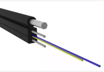आउटडोर फाइबर ऑप्टिक केबल 1/2/4 कोर G657A 2km मल्टीमोड FTTH ड्रॉप केबल GJYXCH