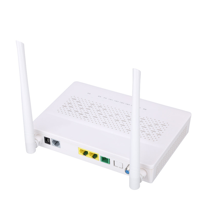 2.4GHz मल्टी फंक्शन XPON ONU 1FE 1GE WIFI POTS CATV सफेद रंग FTTH ONU ONT