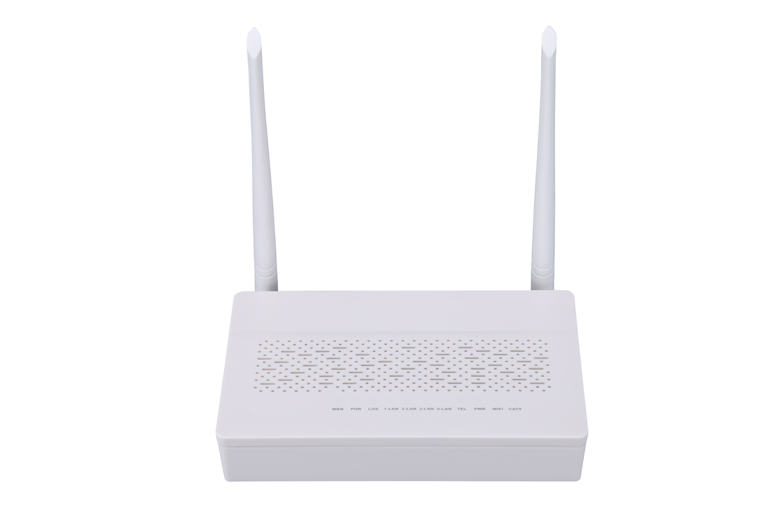 2T2R मोड GPON EPON ONU 3FE 1GE WIFI POTS CATV डुअल फाइबर FTTH ONU मोडेम