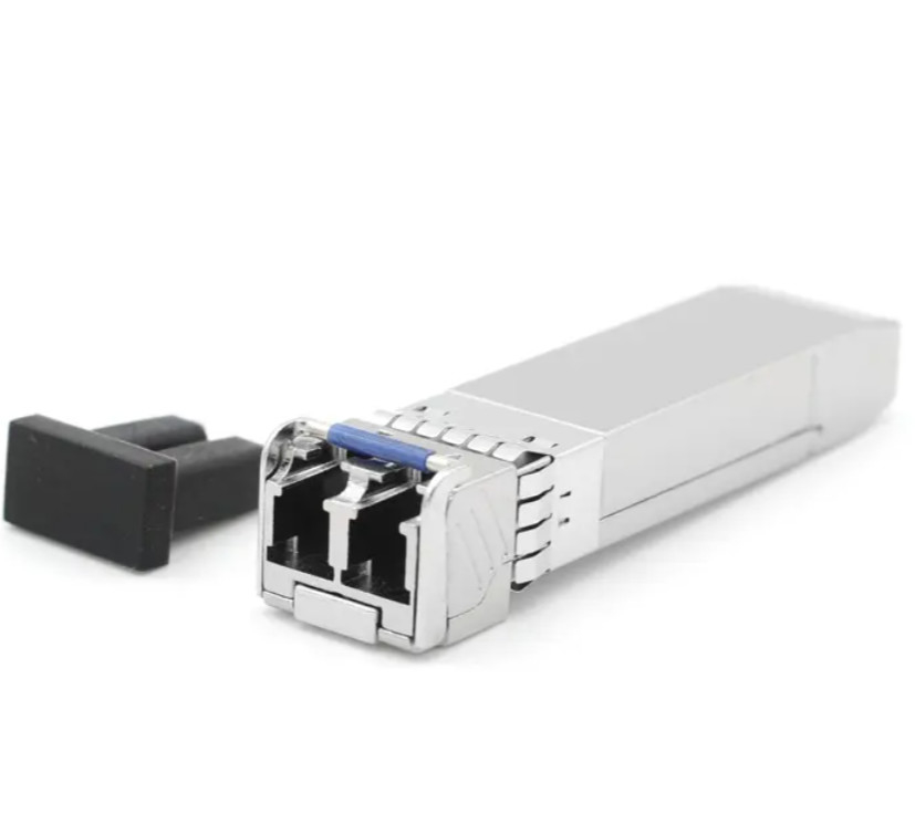 3.3V फाइबर ऑप्टिक ट्रांसमीटर और रिसीवर 10G SFP LR 10km 1310nm LC कनेक्टर