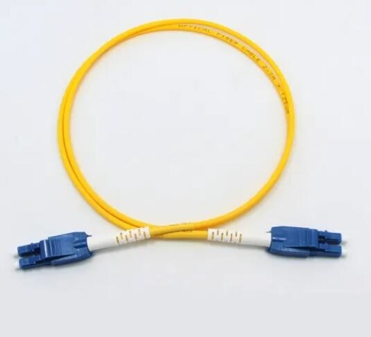 125m Lc Lc डुप्लेक्स पैच कॉर्ड, एक्वा मल्टीमोड फाइबर जंपर्स