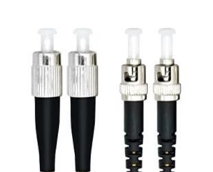 एफसी फाइबर ऑप्टिक पैच कॉर्ड, एफसी टू एसटी फाइबर ऑप्टिक जम्पर दीया 0.9 मिमी