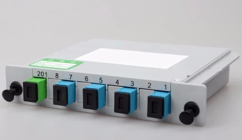 कैसेट पैसिव फाइबर ऑप्टिक स्प्लिटर 1X4 SC UPC PLC प्लग इन टाइप