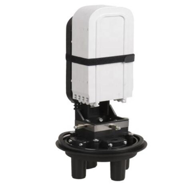 Ip68 24 48 96core कार्यक्षेत्र गर्मी हटना सील गुंबद फाइबर ऑप्टिक बंद 1 इनलेट 3 आउटलेट: