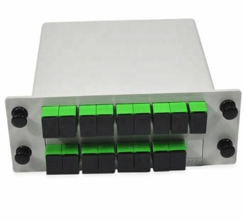 1650nm 1 × 16 PLC फाइबर ऑप्टिक स्प्लिटर SC APC कनेक्टर 0.3m लंबाई: