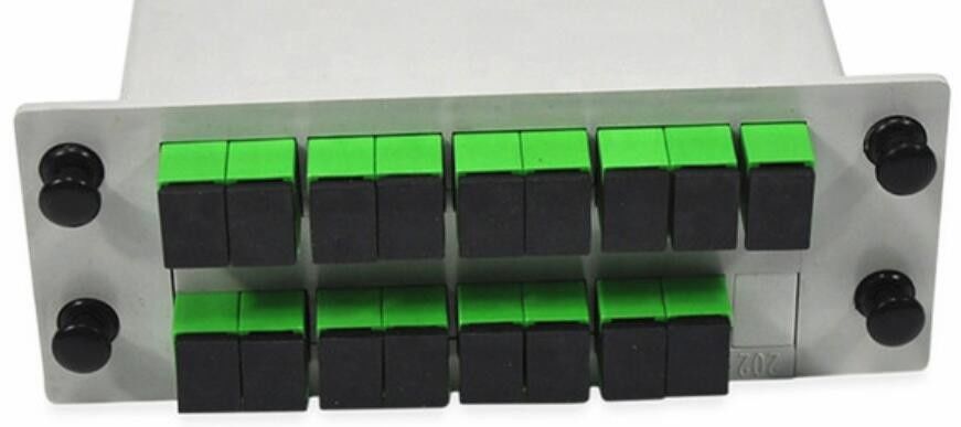1650nm 1 × 16 PLC फाइबर ऑप्टिक स्प्लिटर SC APC कनेक्टर 0.3m लंबाई: