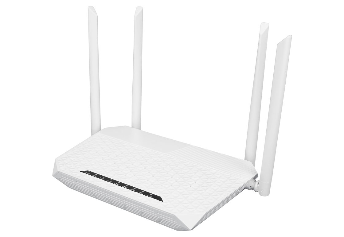 4GE AC वाईफ़ाई USB XPON ONU राउटर GPON BoB 20KM SC UPC कनेक्टर