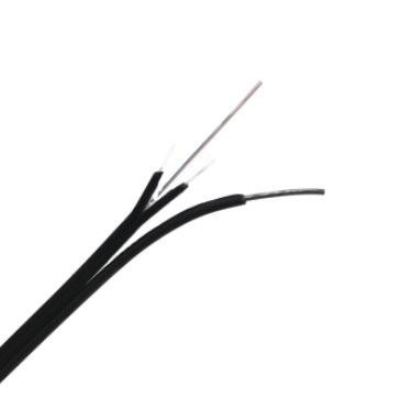 आउटडोर 2core 3steel तितली ऑप्टिकल केबल दो-कोर आउटडोर चमड़े के तार GJYXCH-2B